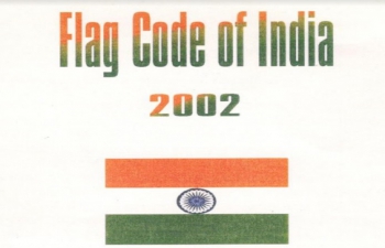 Flag Code of India 2002, both English and Hindi.