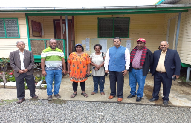 High Commissioner S. Inbasekar met Jiwaka Province Governor Hon. Dr William Tongamp and discussed bilateral cooperation in education sector during his visit to Jiwaka Province on Dec 13, 2021. Hon. Governor took High Commissioner for a visit to Jiwaka Provincial Education Office, Minj, Jiwaka Secondary School, Minj, Jiwaka Golf Club and Christian Leaders Training College in Jiwaka.