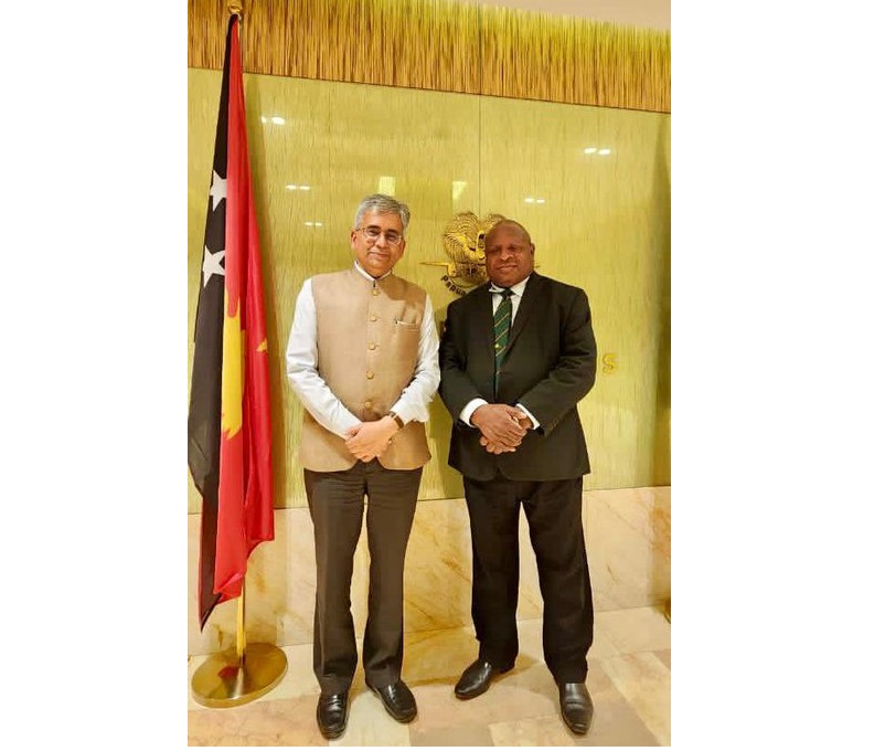 1st India-Papua New Guinea FOC held in Port Moresby. Led by Shri Saurabh Kumar, Secretary (East) and H.E. Mr. Elias Wohengu, Secretary, Department of Foreign Affairs. 