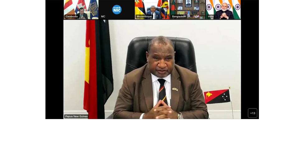 Prime Minister of the Independent State of Papua New Guinea James Marape participated in the Inaugural Leaders' session of 