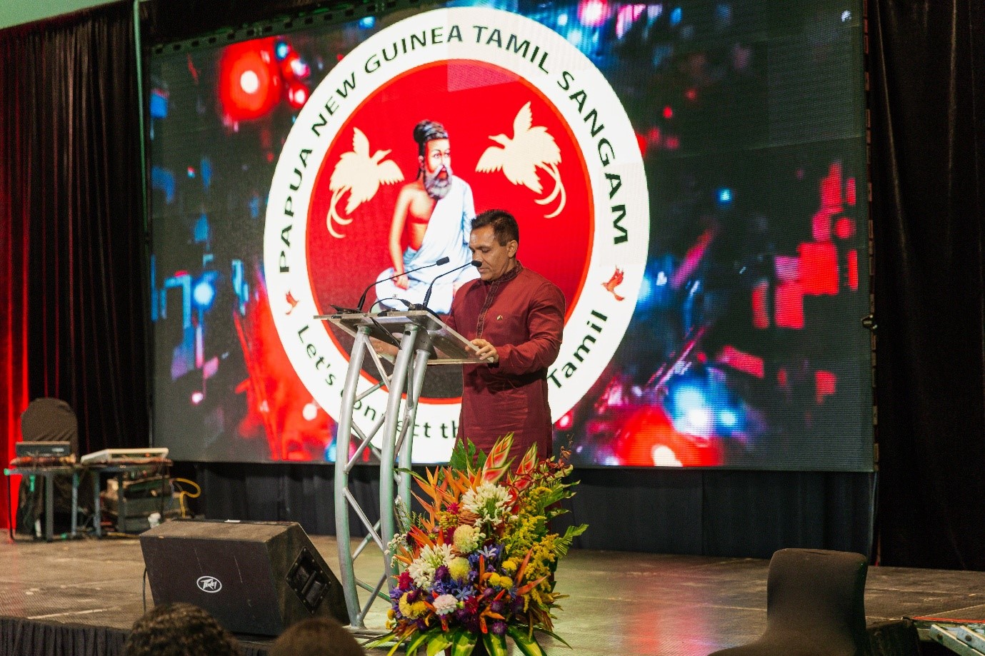 High Commissioner Rajeev Kumar attended the Tamil Cultural Night organized by the PNG Tamil Sangam on 22nd November 2025 at APEC Haus, Port Moresby and addressed the gathering