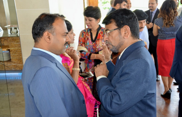 HC with Hon'ble Governor of West New Britain Sasindran Muthuvel at Republic Day Reception